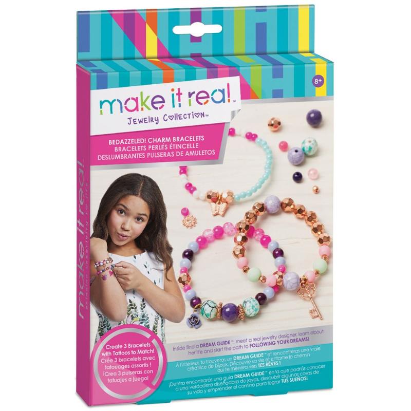 Make It Real - Charm Bracelets Pink Blooming Creativity