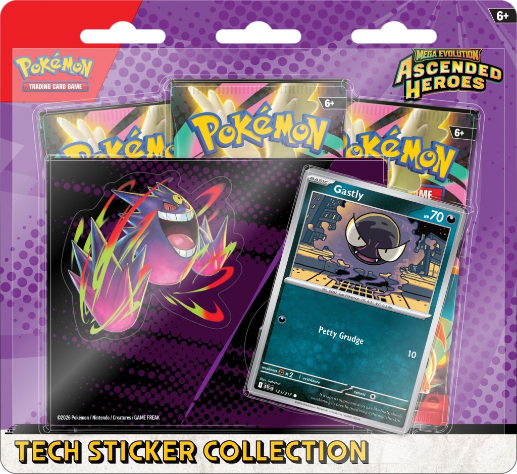 Pokemon TCG Ascended Heroes Tech Sticker Collection Pre Order 13.02.2026