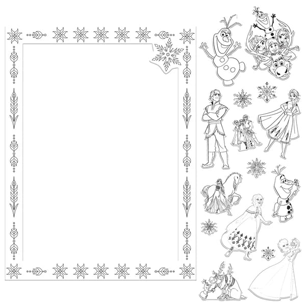 Hinkler Colour Me Magnets Frozen