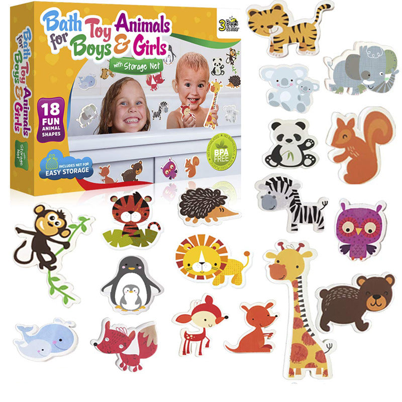 Animals Bath Toy Non-Toxic Foam Set