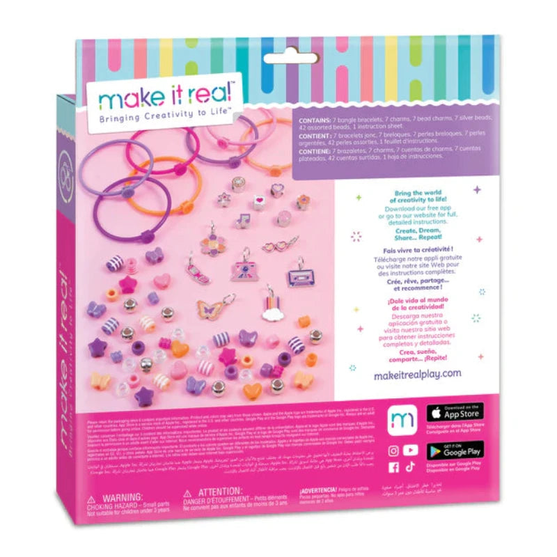 Make it Real - DIY Fashion Beaded Bangle Bracelets