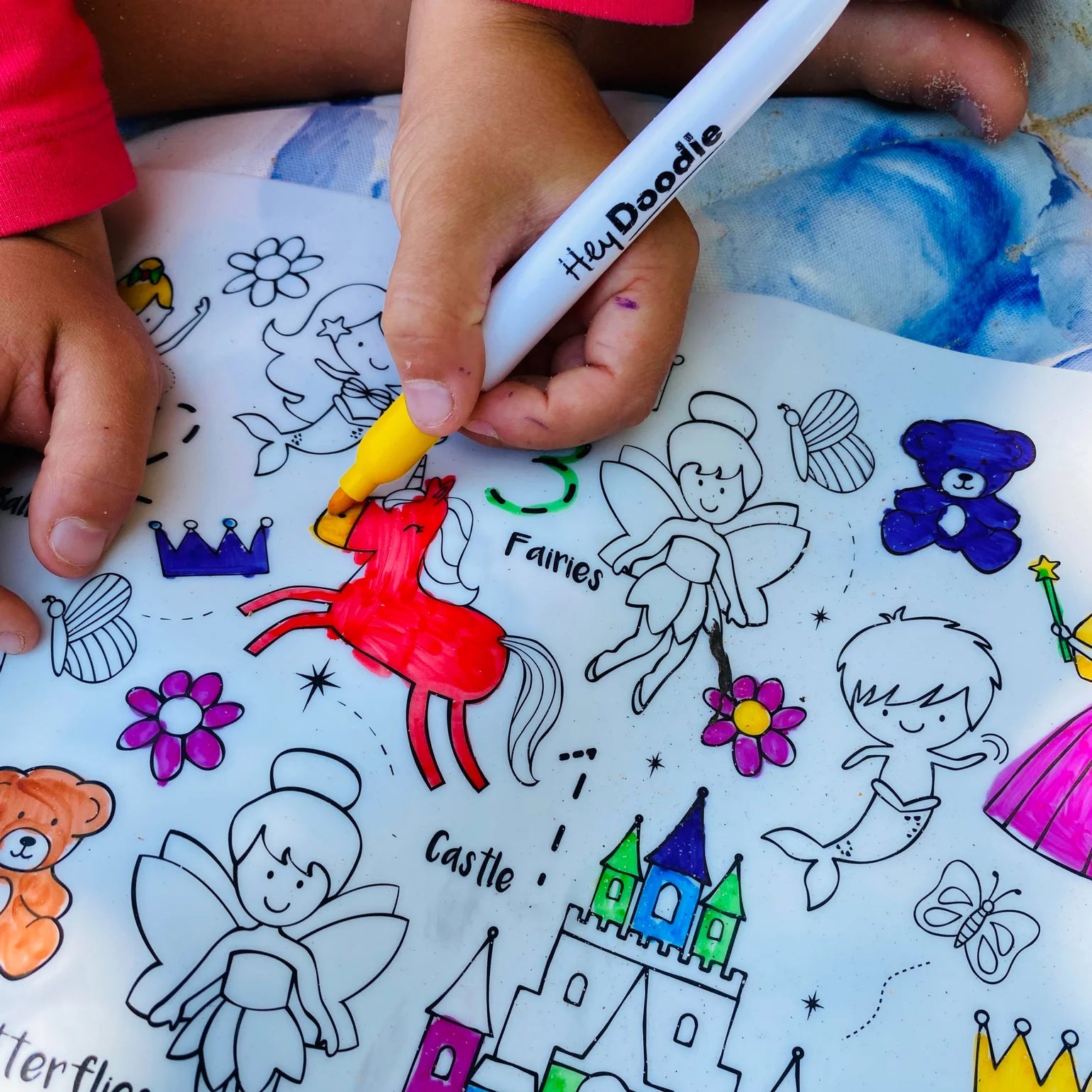 HeyDoodle - Sugar & Spice Large Colouring & Doodle Playmat
