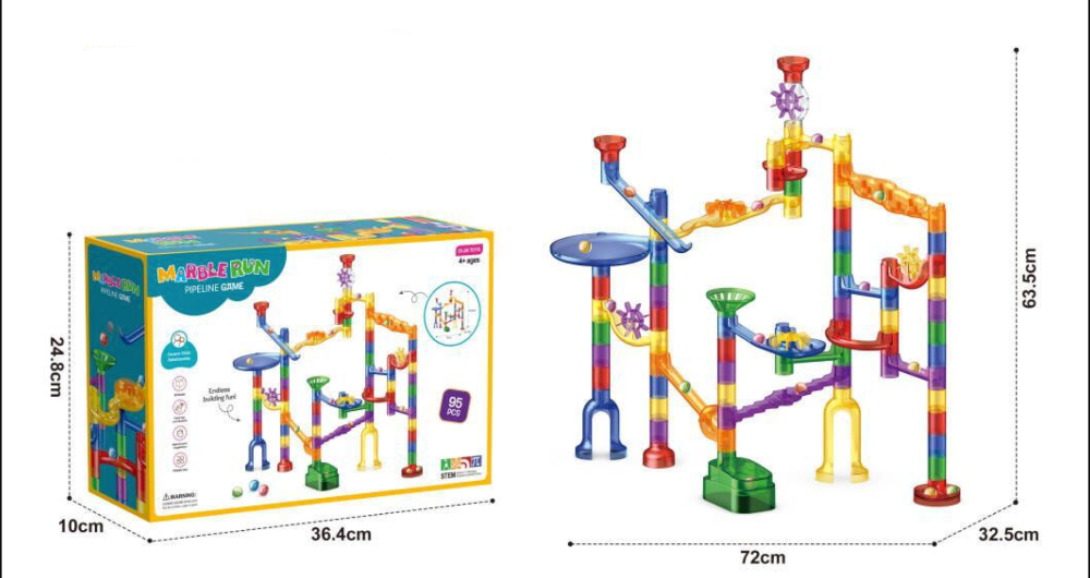 Marble Run Track Toys Set