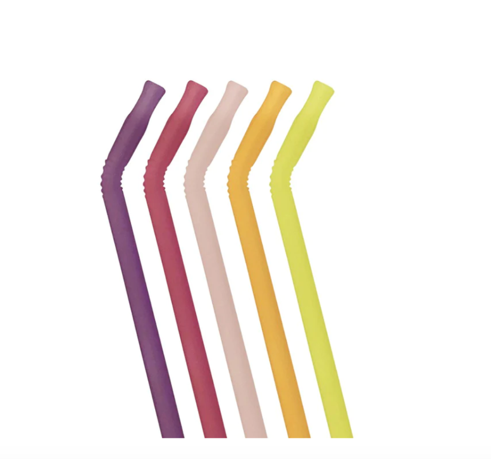 B.Box Reusable Silicone Straw, 5 Piece
