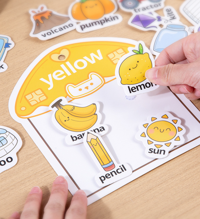 Baby Activity Book DIY Sticker Puzzle Game Baby Busy Books Toys for Kids Toddlers