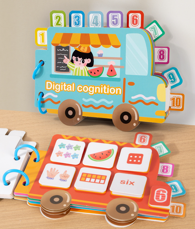 Baby Activity Book DIY Sticker Puzzle Game Baby Busy Books Toys for Kids Toddlers