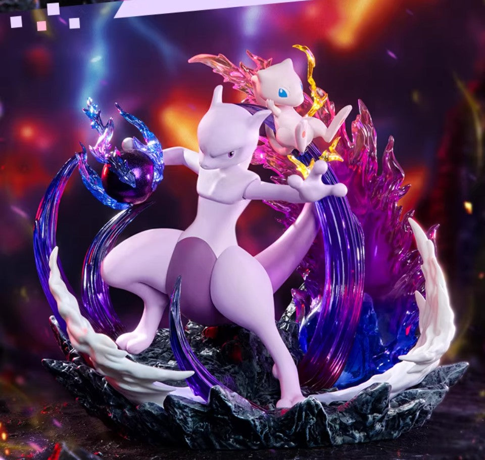 Funism Pokemon Prime Figures Mew & Mewtwo