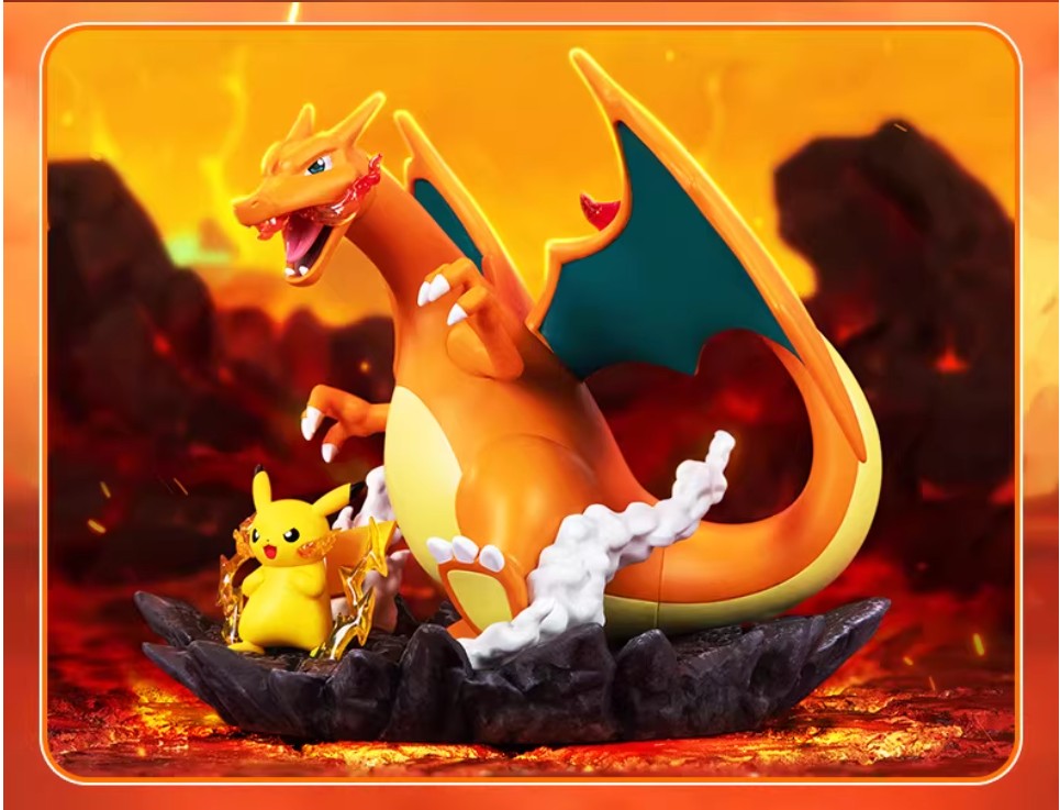 Funism Pokemon Prime Figures Pikachu & Charizard