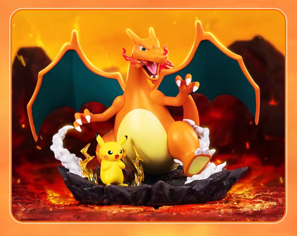 Funism Pokemon Prime Figures Pikachu & Charizard