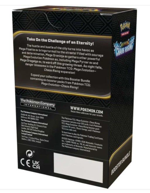 Pokemon TCG Chaos Rising - Booster Bundle PRE-ORDER 22/05/26