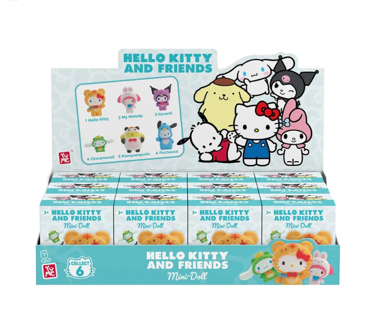 YuMe Hello Kitty and Friends 5cm Mini-Doll Forest Friends Series