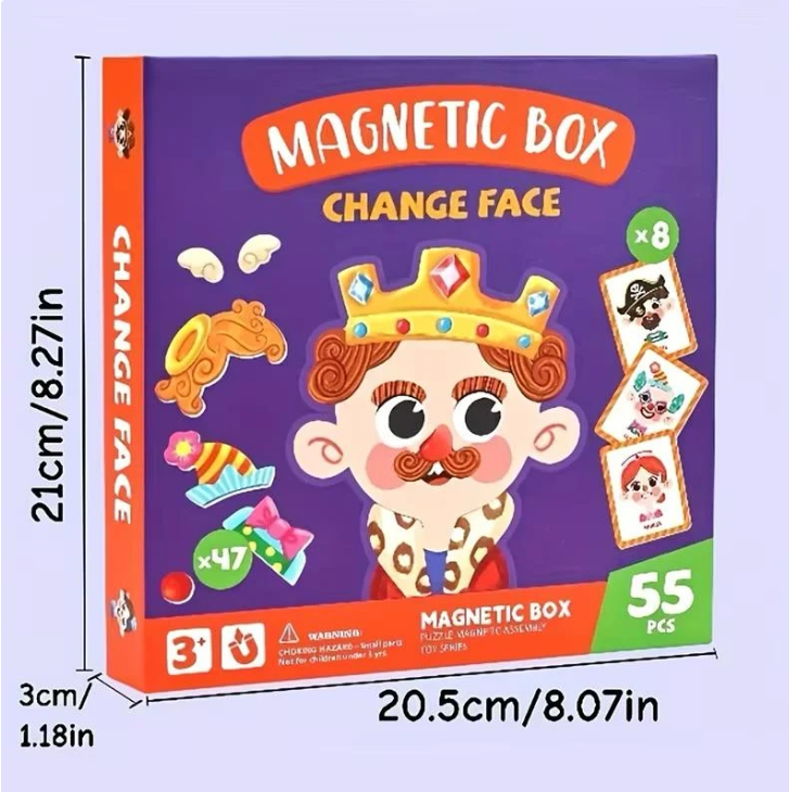 Magnetic Box Dress-Up Puzzle