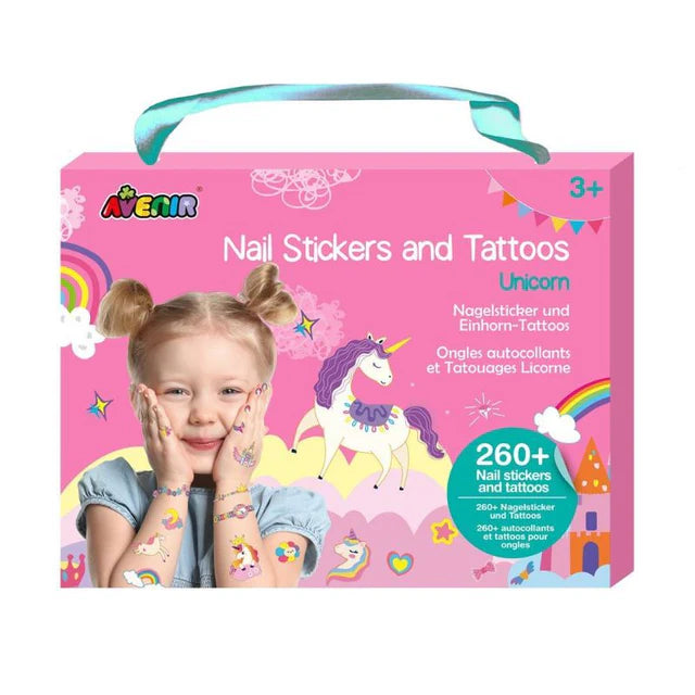 Avenir Nail Stickers And Tattoos Unicorn