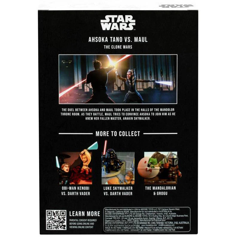 FANDROP Star Wars Figure Diorama (Darth Maul vs. Ahsoka Tano - The Clone Wars)