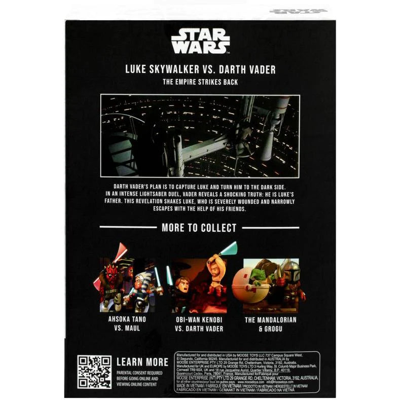 FANDROP Star Wars Figure Diorama (Darth Vader vs. Luke Skywalker - Episode V)