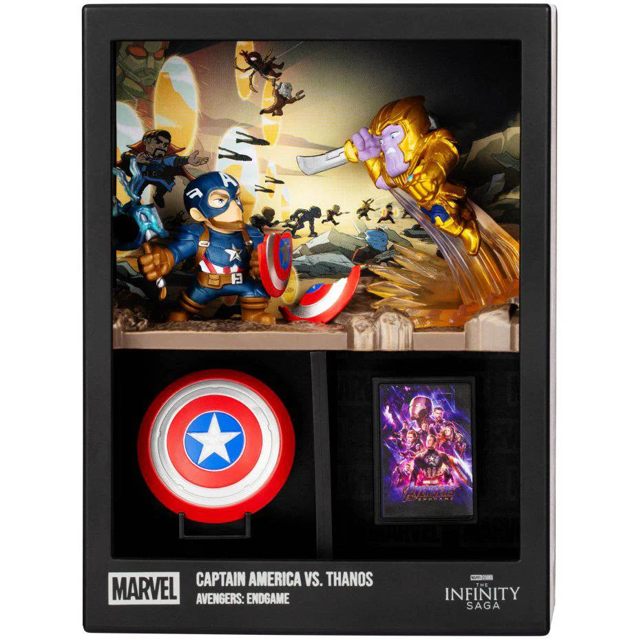 FANDROP Marvel Figure Diorama (Captain America vs. Thanos)