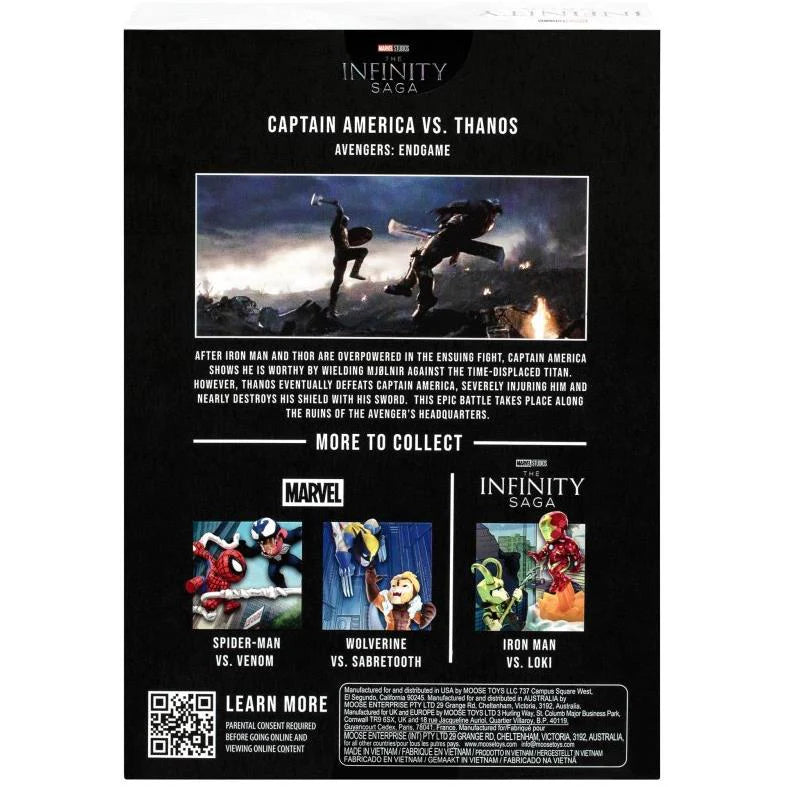 FANDROP Marvel Figure Diorama (Captain America vs. Thanos)
