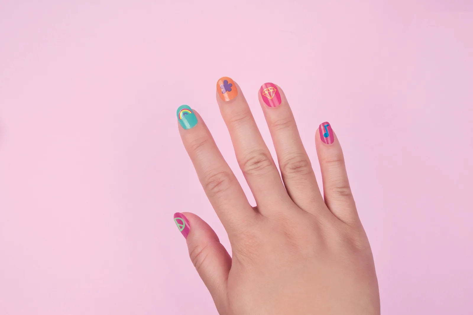 3C4G Graffiti Nail Polish and Nail Sticker Set