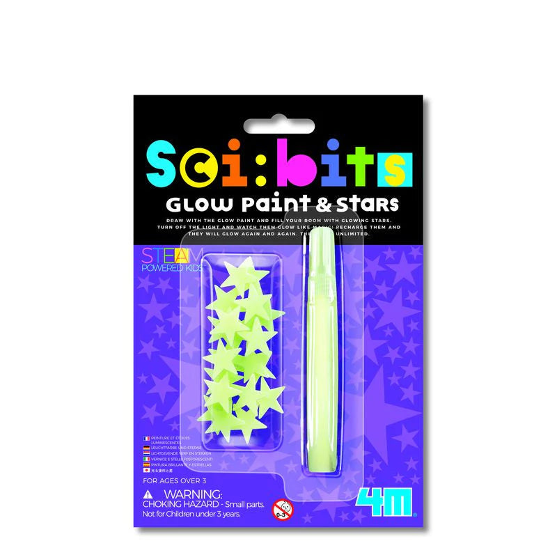 4M Sci:Bits Glow Paint & Stars