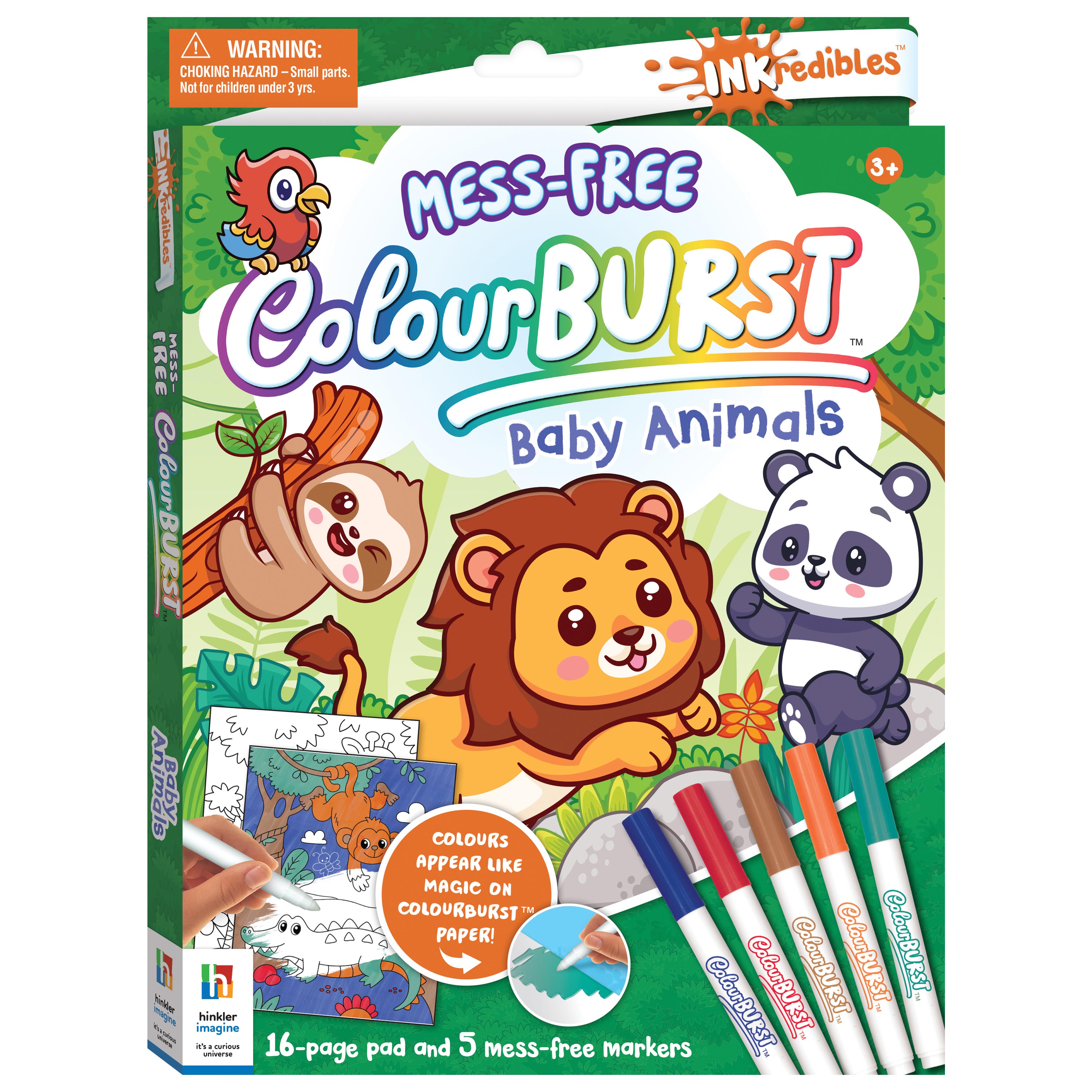 Inkredibles Baby Animals Mess-Free ColourBurst Activity Kit