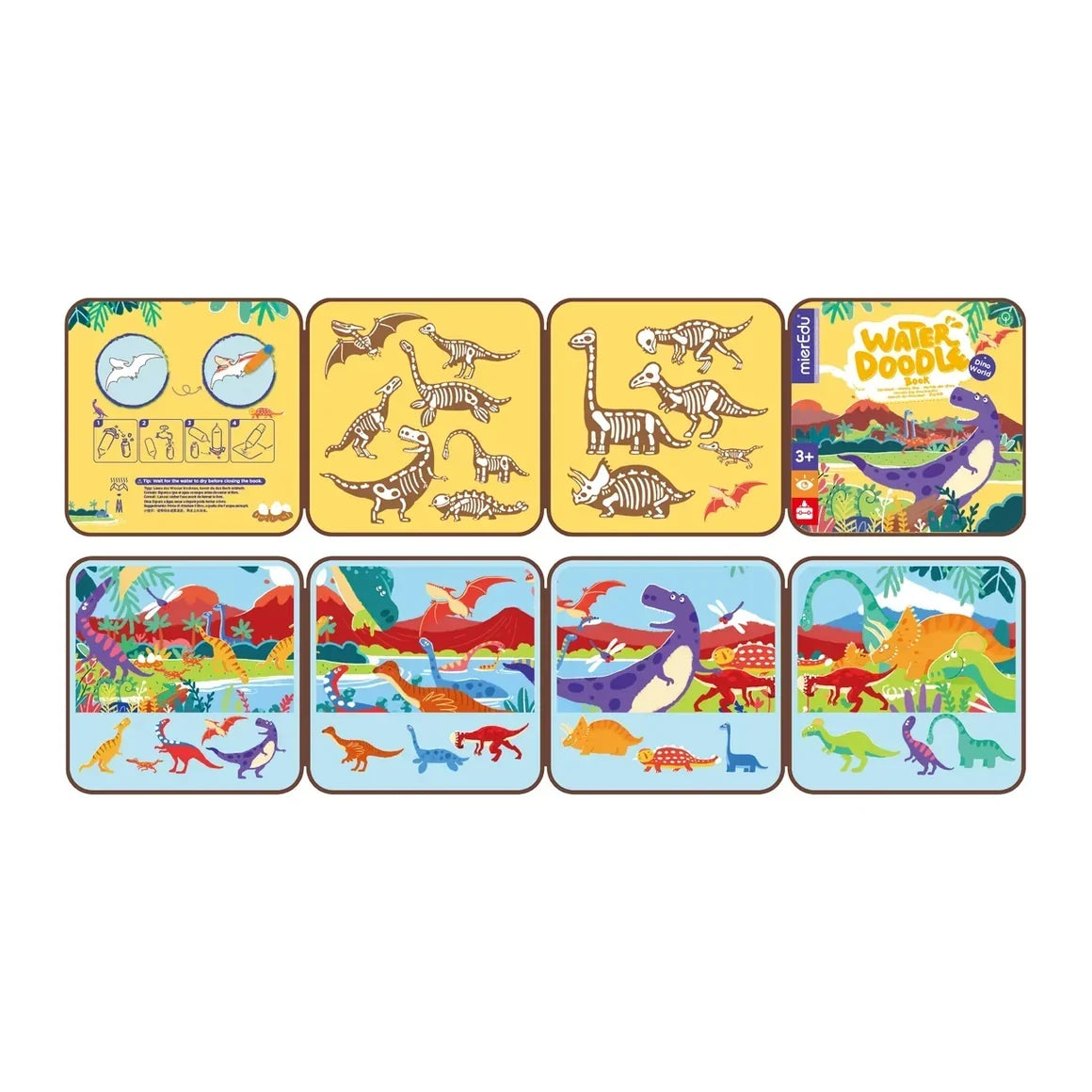 Magic Water Doodle Book - Dino World