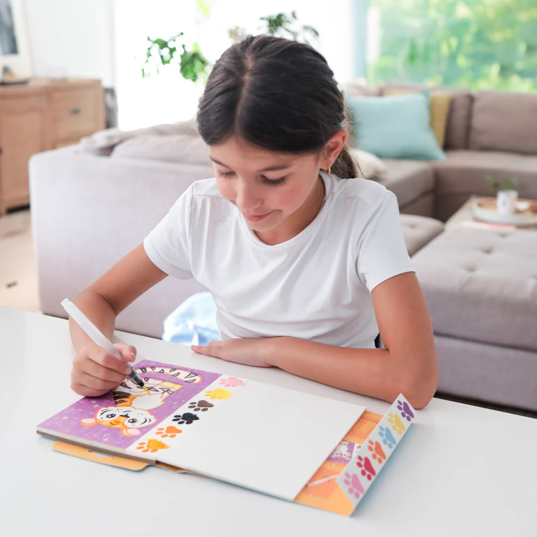 Tiger Tribe: Paint a Picture Set - Wild Animals