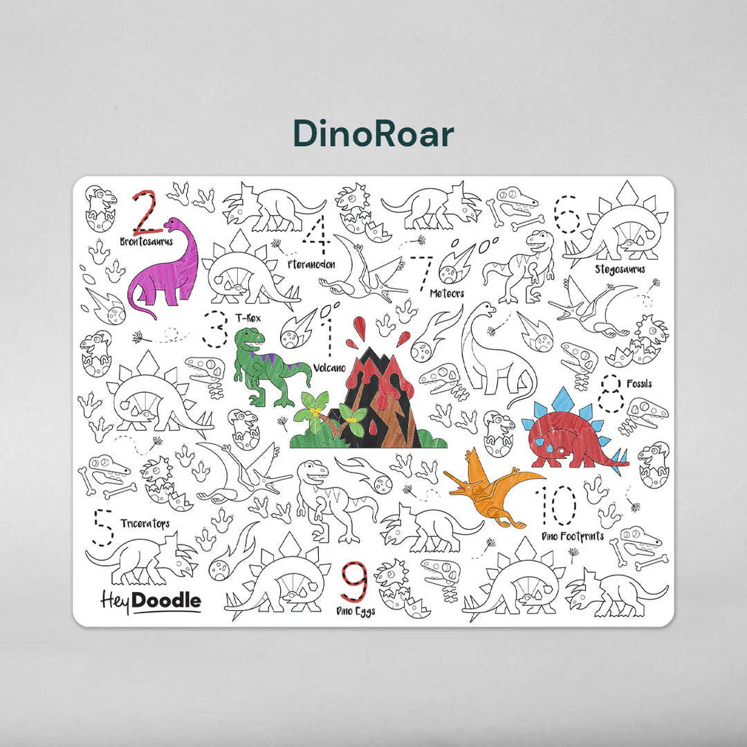 HeyDoodle - DinoRoar Large Playmat