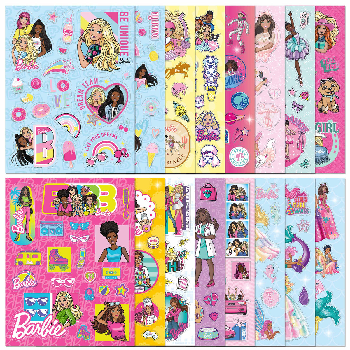 Kaleidoscope Sticker Bomb Barbie