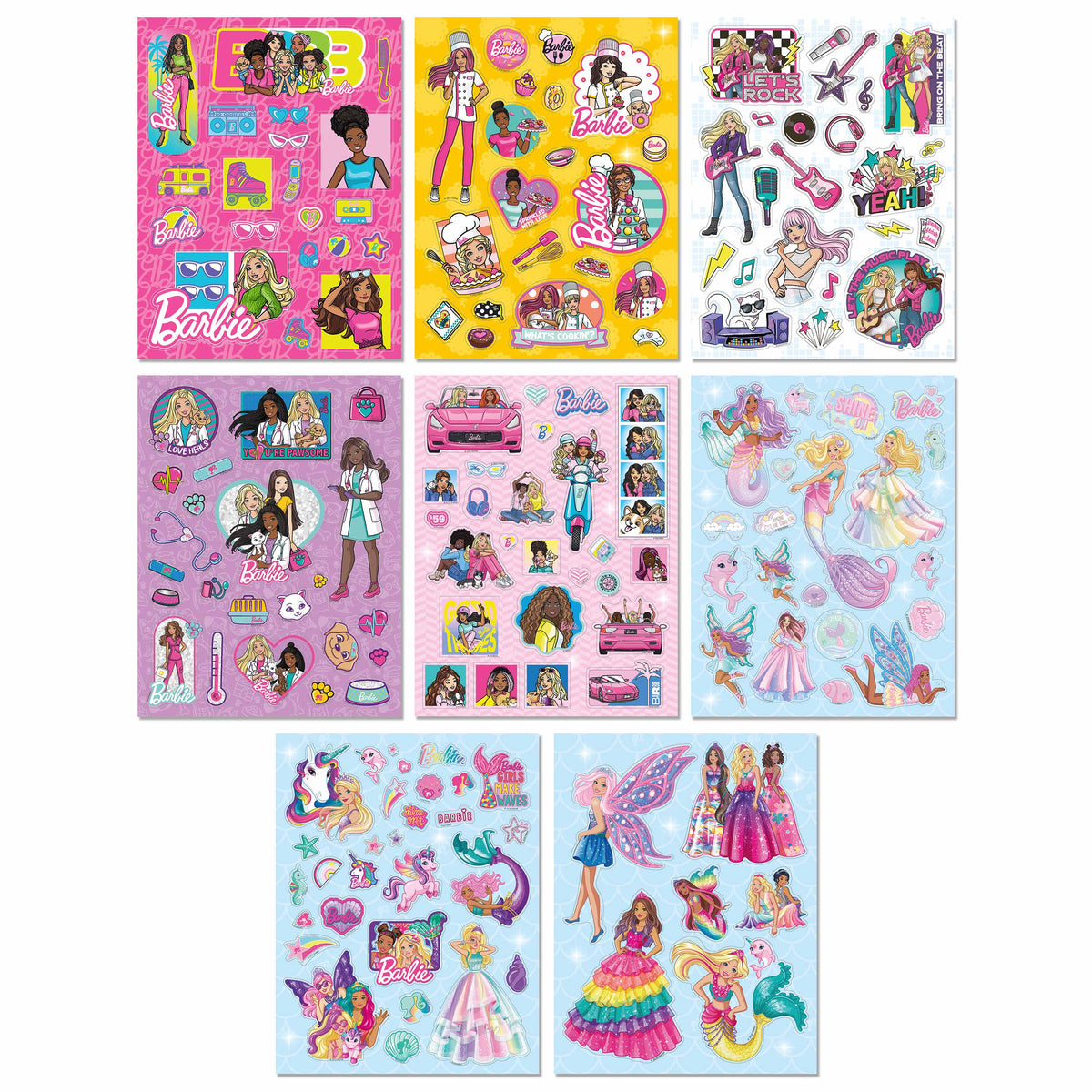 Kaleidoscope Sticker Bomb Barbie