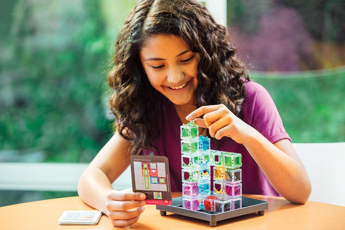 ThinkFun Gravity Maze Falling Marble Logic Game