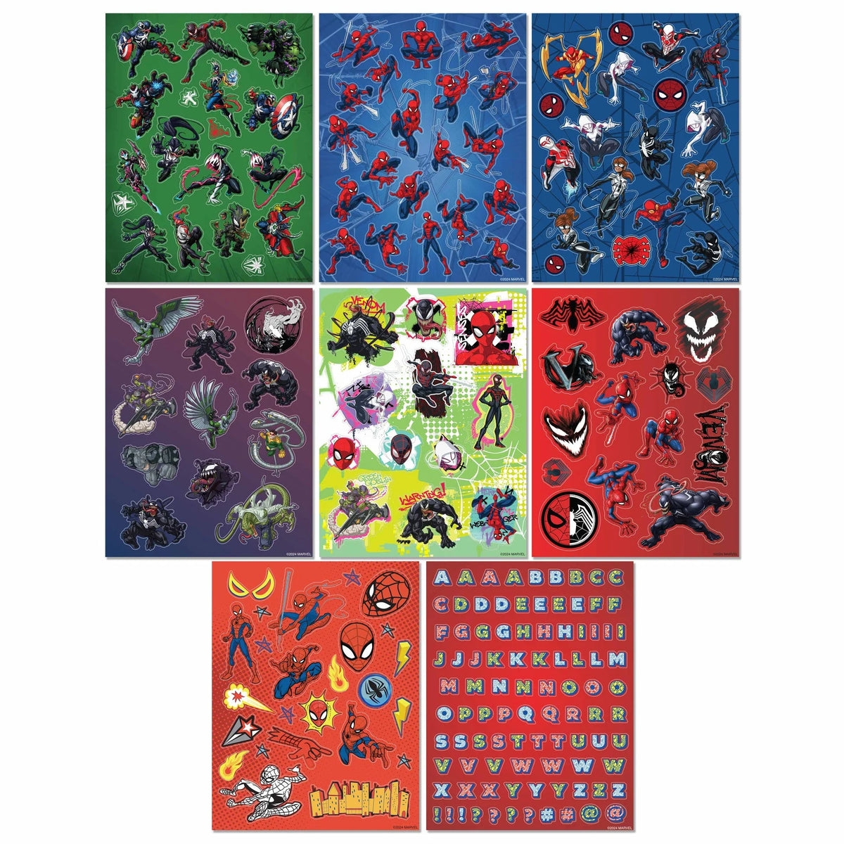 Kaleidoscope Sticker Bomb Spider-Man
