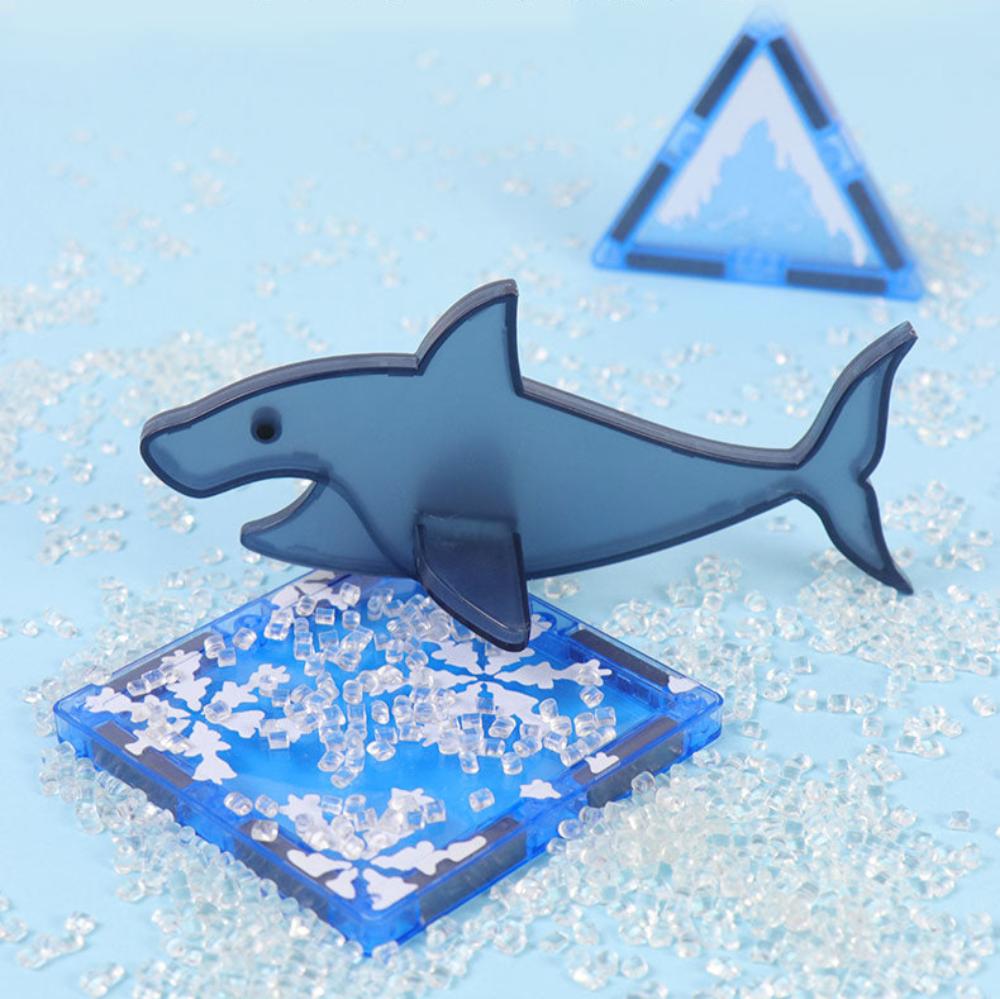 Giromag 80pcs Magnetic Building Tiles Ocean Set