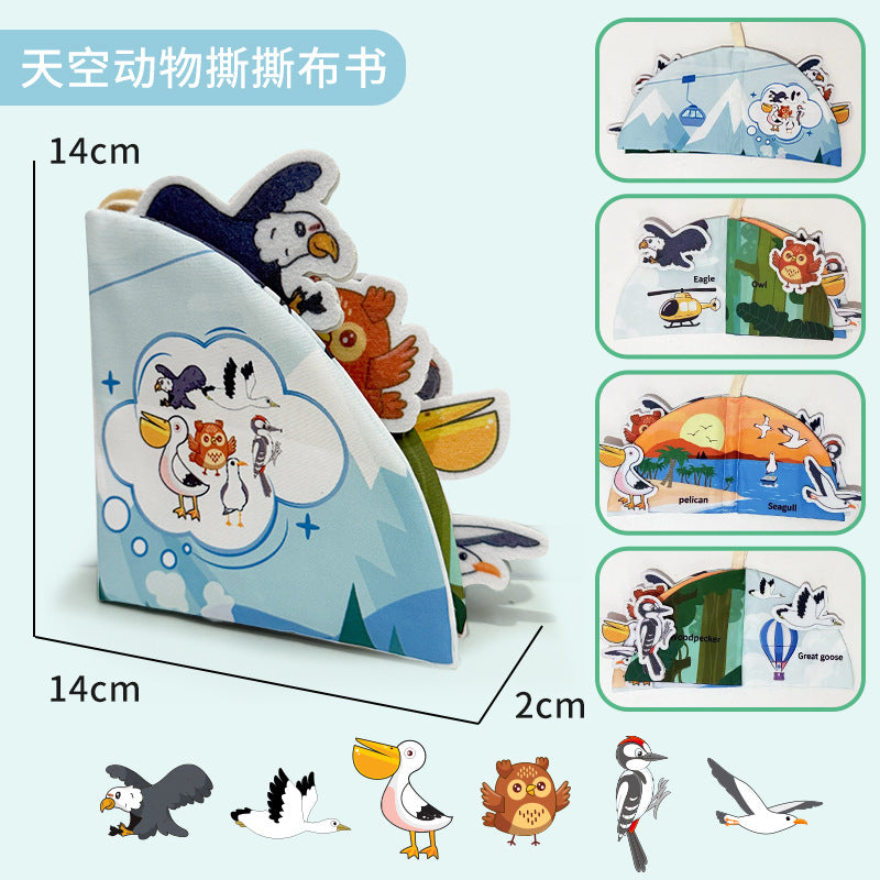 Baby Early Education Quiet Tear-Resistant Book Cognitive Toy