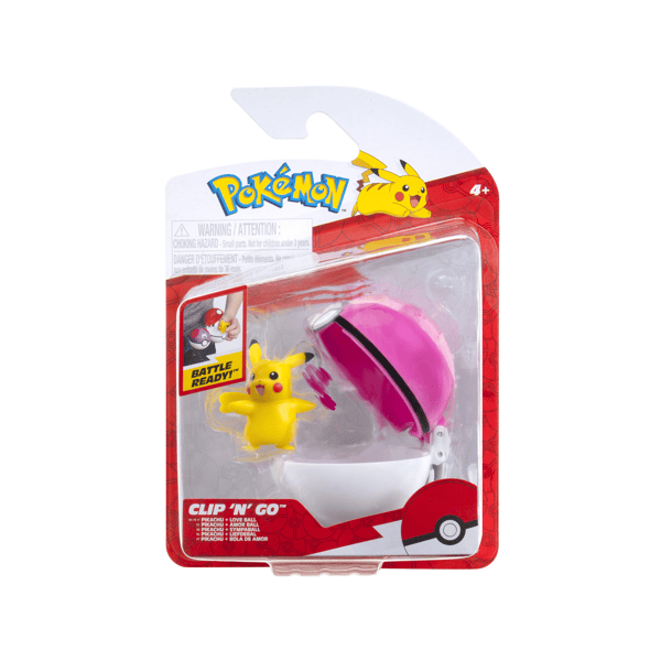 Pokemon Clip N Go Ball, Assorted