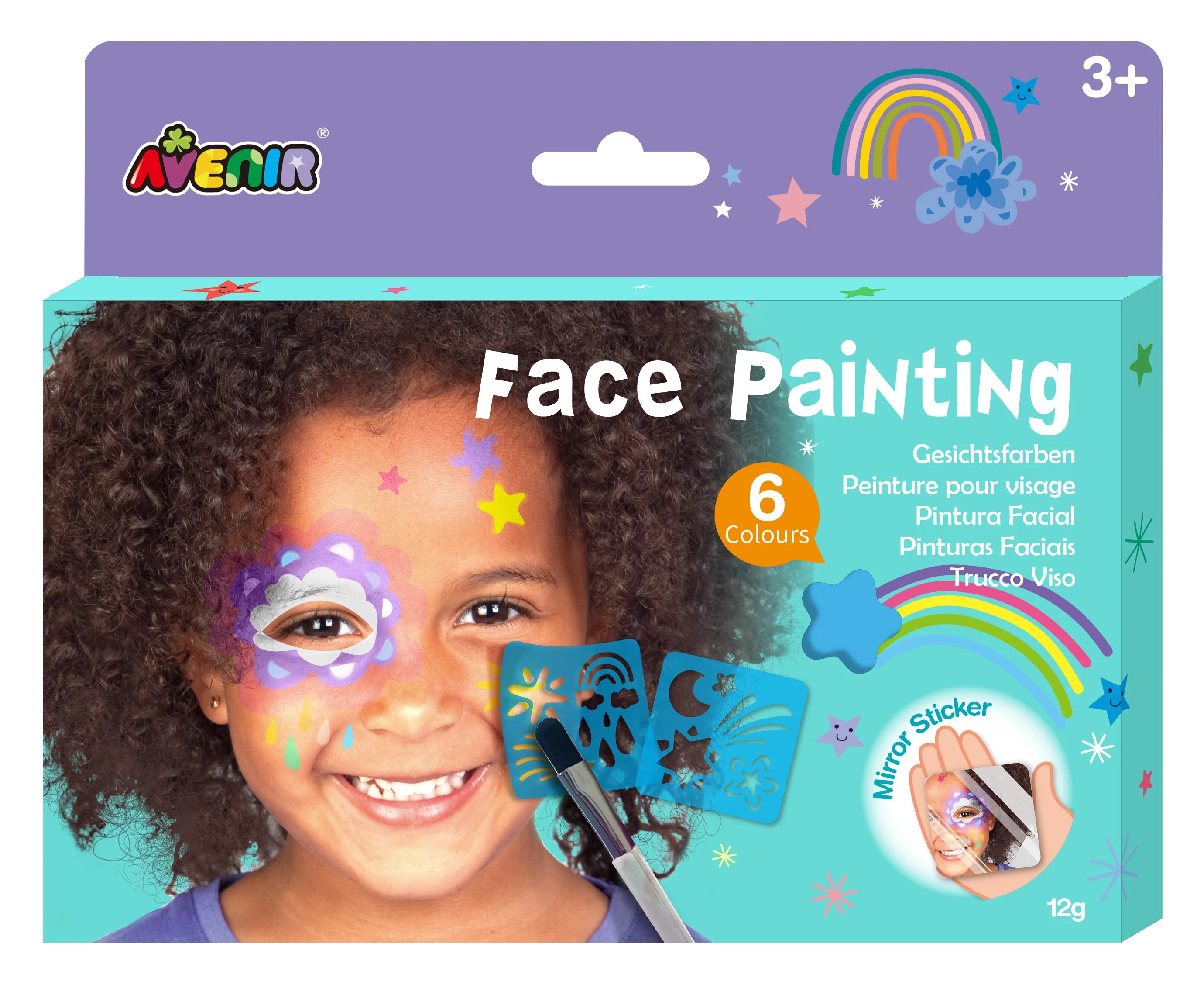 Avenir 6 Face Painting - Purple