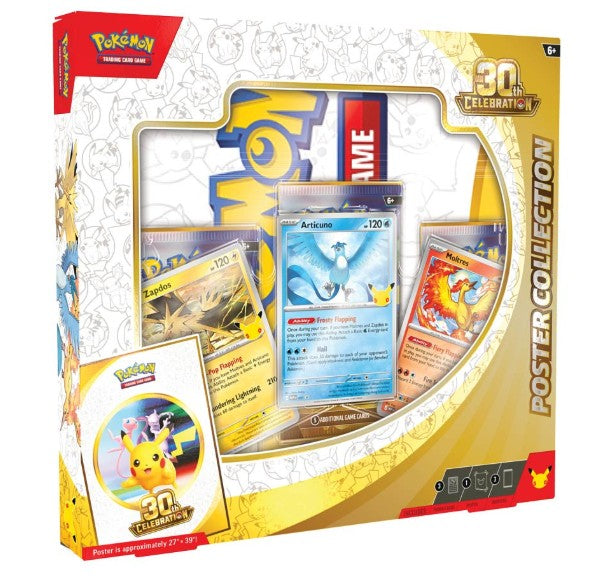 Pokemon TCG 30th Celebration Poster Box Pre-order
