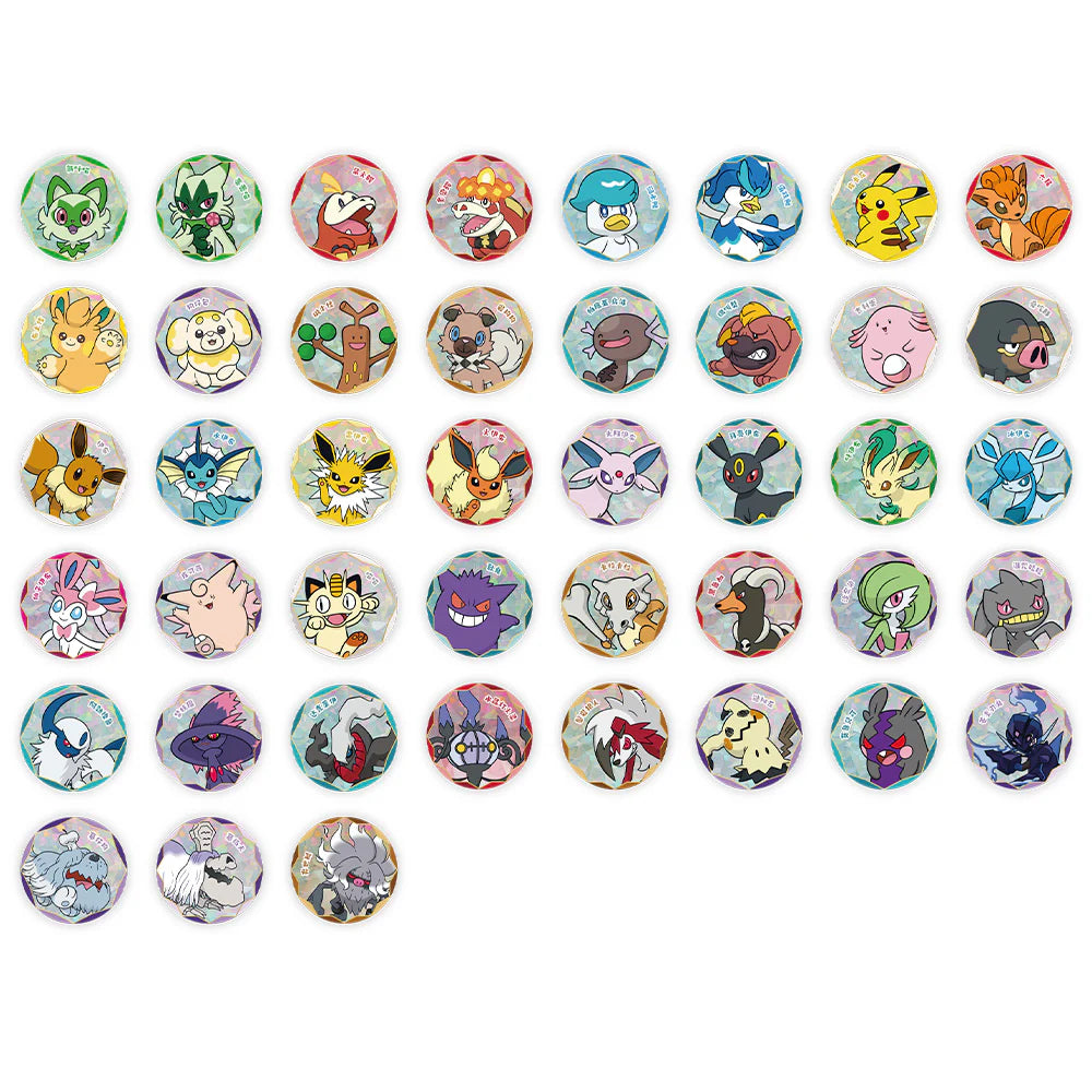 Pokemon Chinese Gem Pack Badge Set