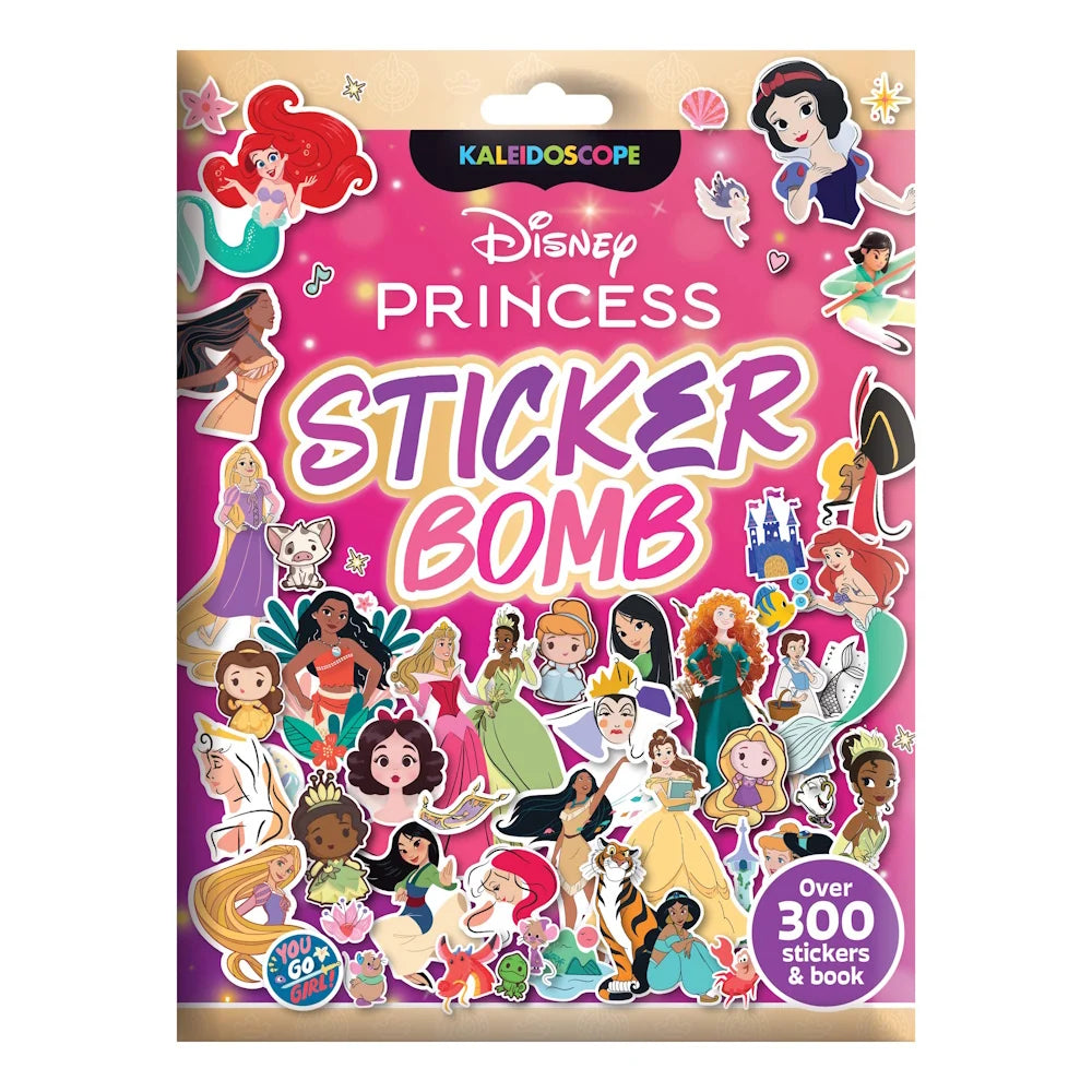 Kaleidoscope Sticker Bomb Disney Princess