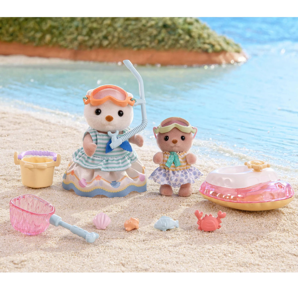 Sylvanian Families - Sea Otter Sisters-Splashy Snorkel Set