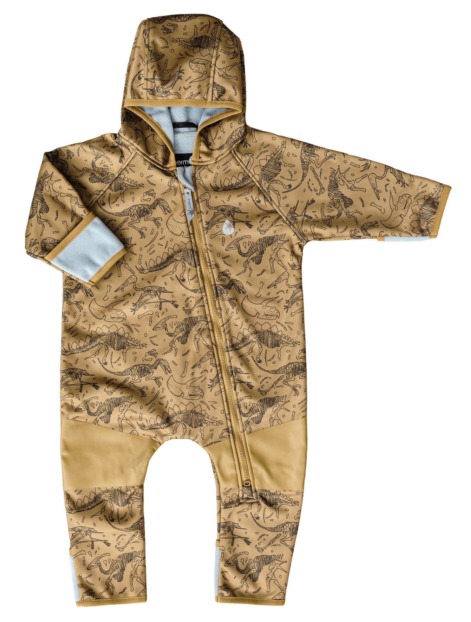 Therm All-Weather Fleece Onesie - Dino Bones