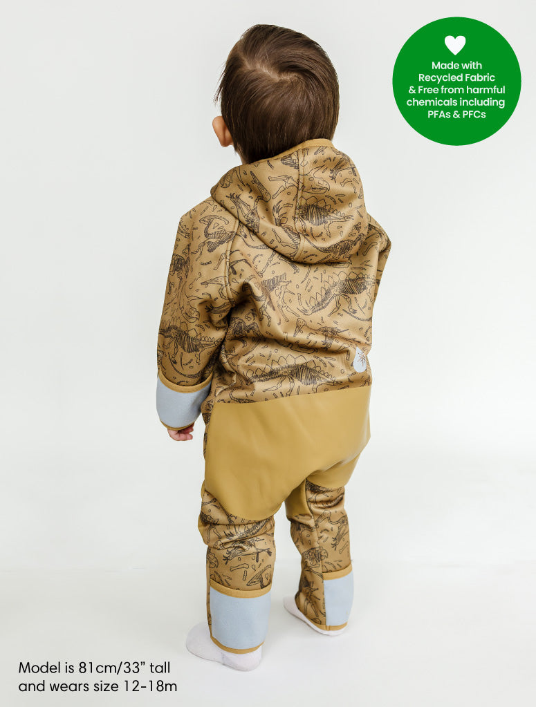 Therm All-Weather Fleece Onesie - Dino Bones