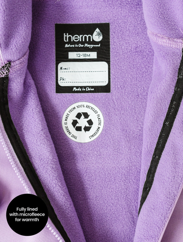 Therm All-Weather Fleece Onesie - Periwinkle