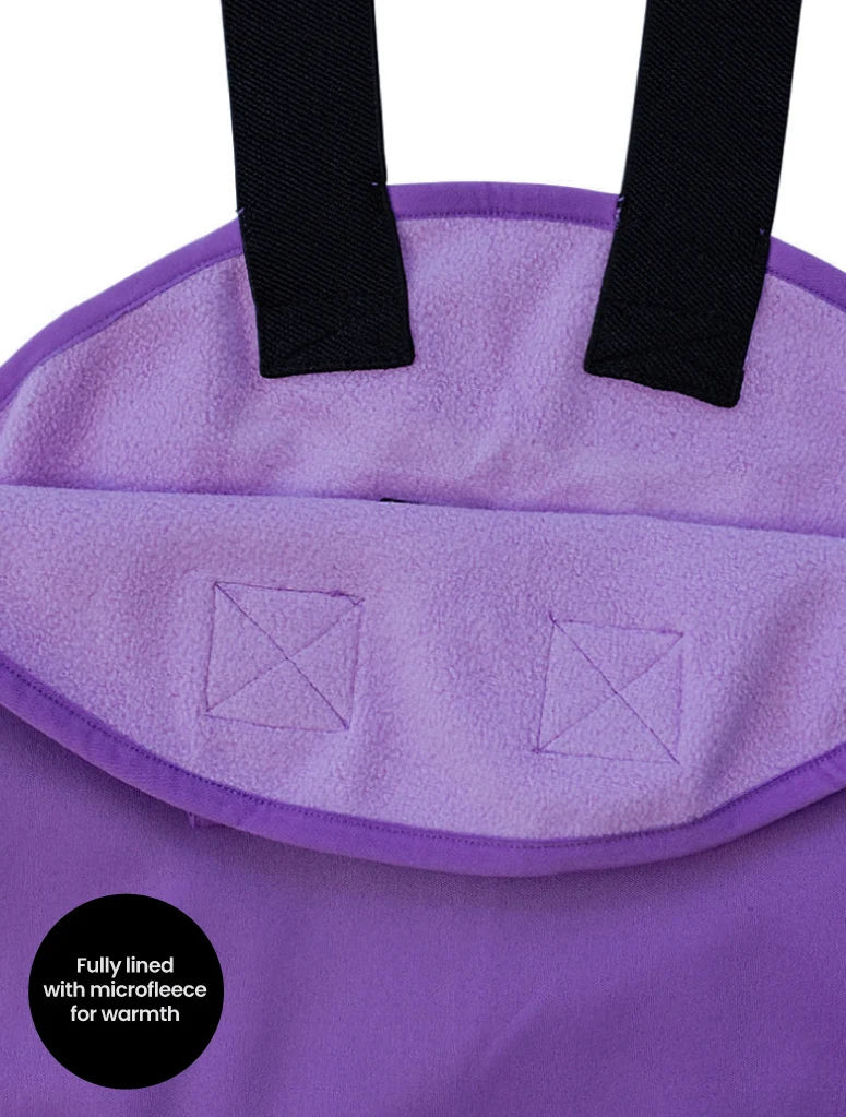 Therm All-Weather Fleece Overalls - Violet