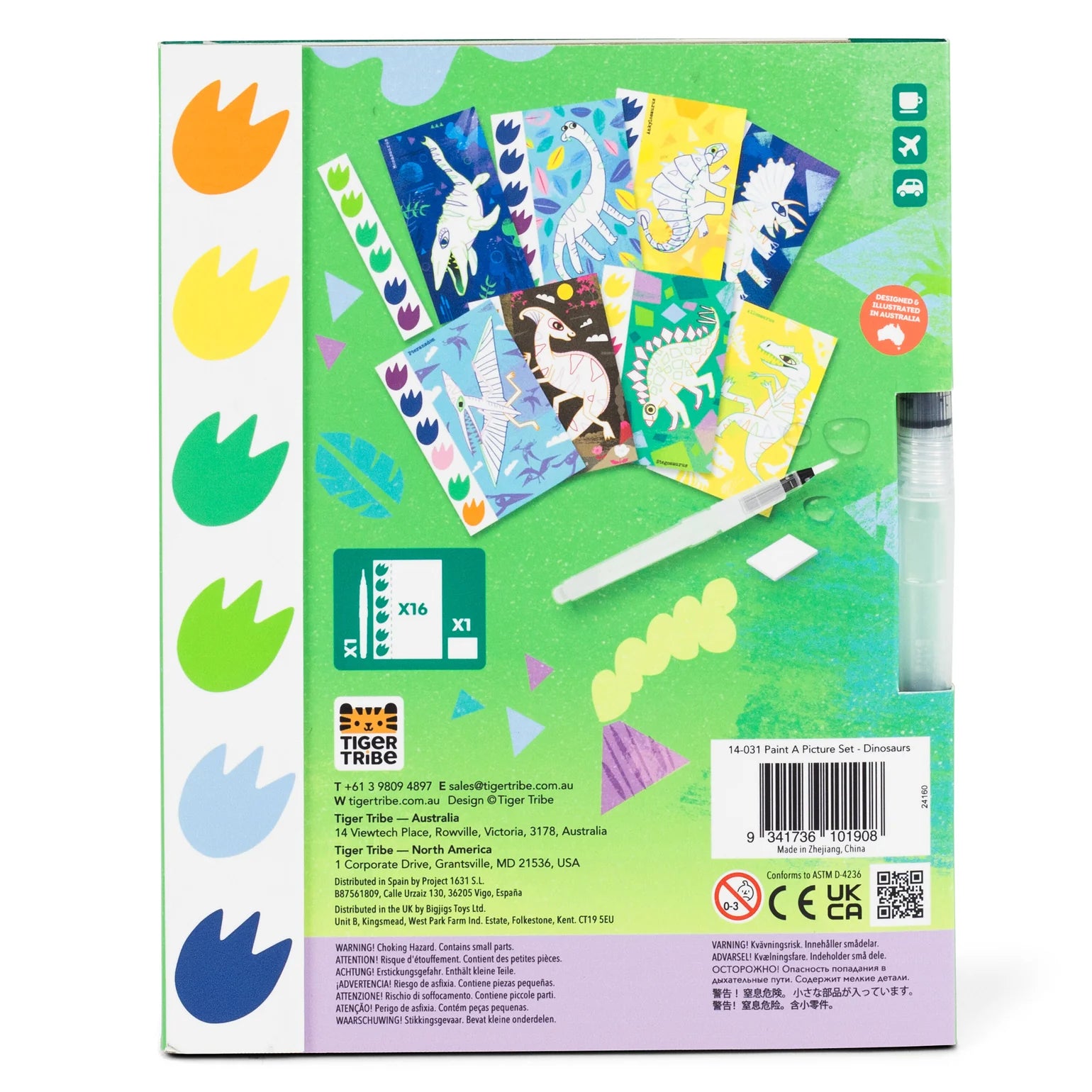 Tiger Tribe: Paint A Picture Set - Dinosaur