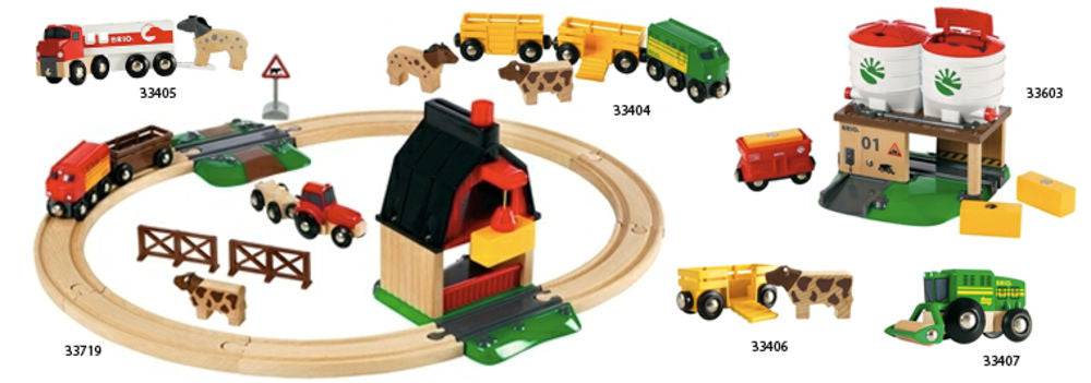 BRIO - Farm Railway Set 20 pieces