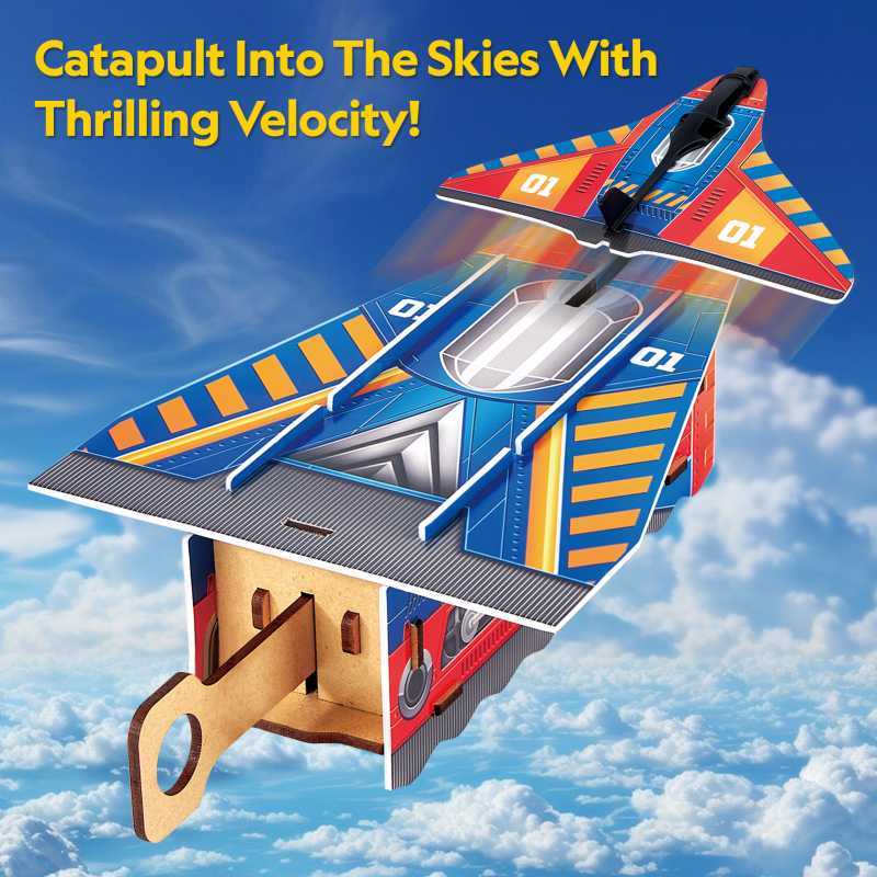 National Geographic Cubic Fun 3D Puzzle - Airplane Launcher