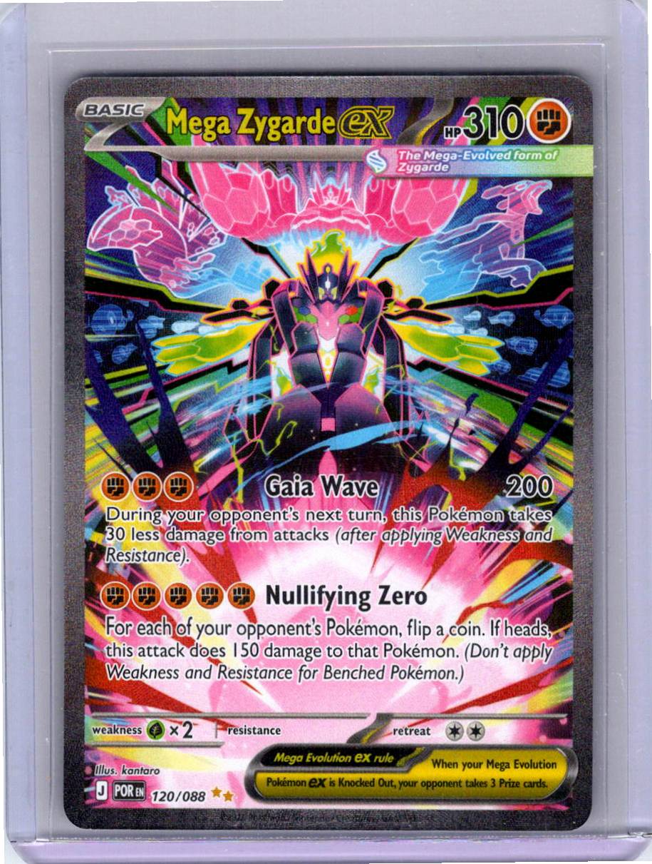Pokemon Single Mega Zygarde ex Perfect Order Special Illustration Rare 120/088