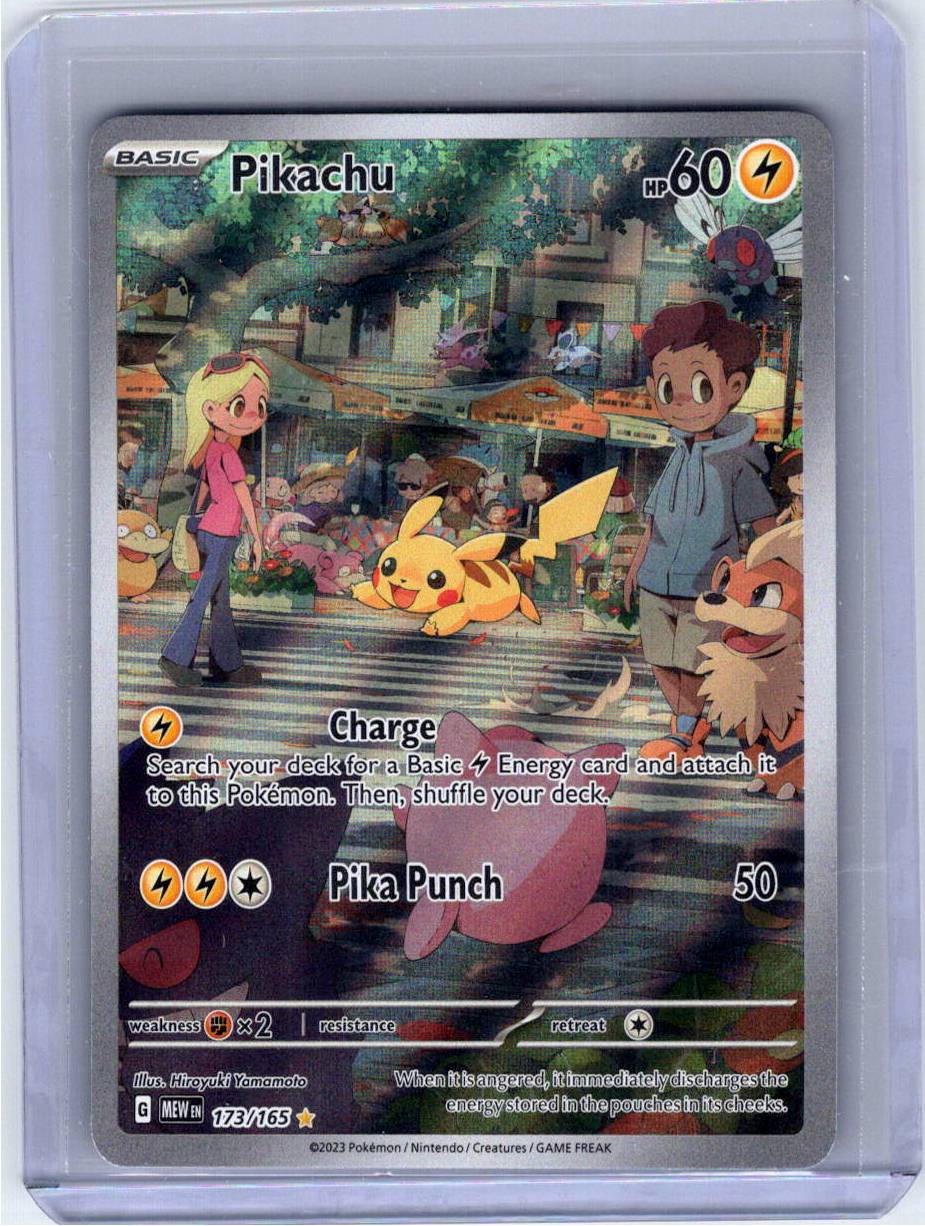 Pokemon Single Pikachu SV: 151 Illustration Rare 173/165