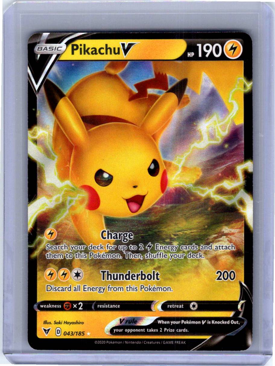 Pokemon Single Pikachu V Vivid Voltage Ultra Rare 043/185