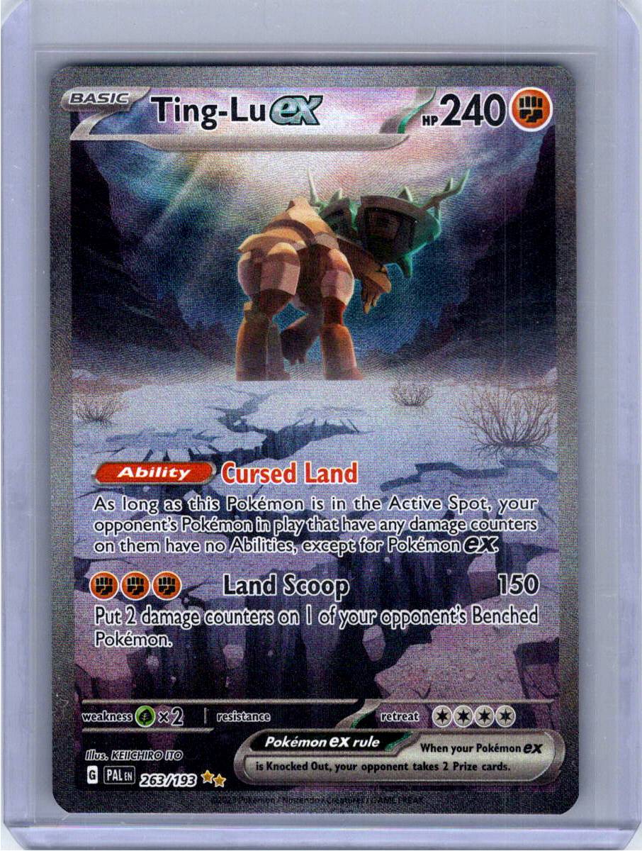 Pokemon Single Ting-Lu ex Paldea Evolved Special Illustration Rare 263/193